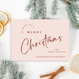 Elegant Minimalistisch frohe Weihnachten Unternehm