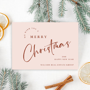 Elegant Minimalistisch frohe Weihnachten Unternehm
