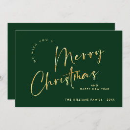 Elegant Minimalistisch frohe Weihnachtsgrüße Feiertagskarte