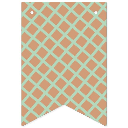 Elegant Minimalistisch Just Married Newlyweds Wimpelkette (Erste Fahne)