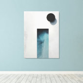 Elegant Minimalistisch Leinwanddruck (Insitu (Holzboden))