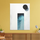 Elegant Minimalistisch Leinwanddruck (Insitu (Wohnzimmer))