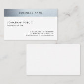 Elegant minimalistisch Modernisch Sauber Stilvoll  Visitenkarte (Vorne/Hinten)