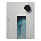 Elegant Minimalistisch Poster (Vorderseite)