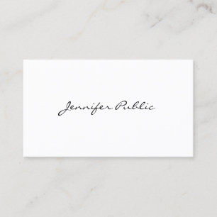 Elegant Minimalistisch Professionell Modern Schlic Visitenkarte