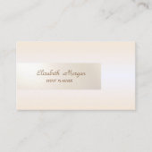 Elegant Minimalistisch, schlicht, einfach Visitenkarte (Vorderseite)