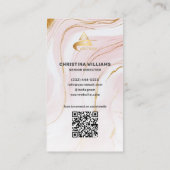 Elegant Minimalistisch Stilvoll Modernes Beruflich Visitenkarte (Rückseite)