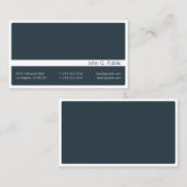Elegant Minimalistisch Visitenkarte (Vorne/Hinten)