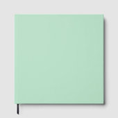 Elegant Mint Green Guestbook Gästebuch (Vorderseite)