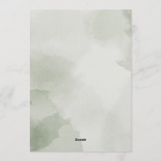 Elegant Miss to Mrs Bridal Shower Invitation Einladung (Rückseite)