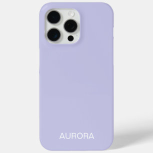 Elegant Misty Lilac Personalisiert Name - Case-Mate iPhone Hülle