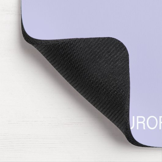 Elegant Misty Lilac Personalisiert Name - Mousepad (Ecke)