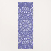 Elegant Mit Monogramm Boho Violet Lila Mandala Yogamatte (Vorderseite)