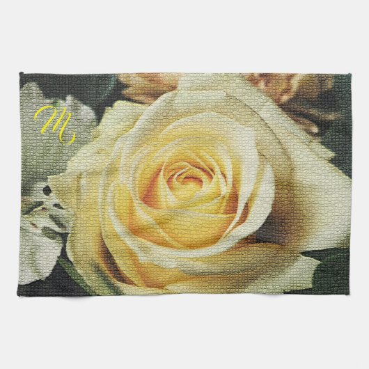 Elegant Mit Monogramm Geschirrtuch (Horizontal)