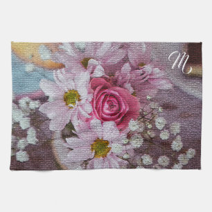 Elegant Mit Monogramm Geschirrtuch