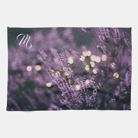 Elegant Mit Monogramm Geschirrtuch (Horizontal)