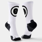 Elegant Mit Monogramm stilvoll Socken (Gewinkelt)