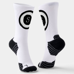 Elegant Mit Monogramm stilvoll Socken