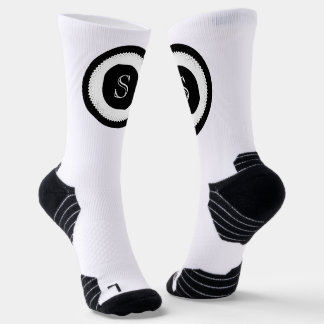 Elegant Mit Monogramm stilvoll Socken