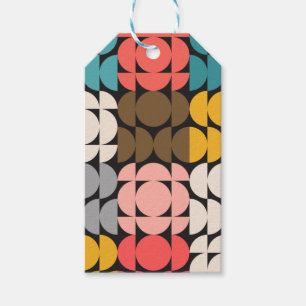 Elegant Mitte des Jahrhunderts Moderne Geschenkmar Geschenkanhänger