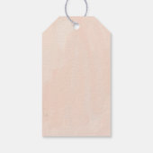 Elegant Mitte Jahrhundert Weihnachtsbaum Geschenkanhänger (Rückseite)