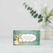 Elegant Mixer Sunflowers Bokeh Visitenkarte (Stehend Vorderseite)