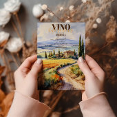 Elegant Moden Vino Before Vows Brautparty Einladung