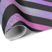 Elegant Modern Abstract Colorful Glitter Waves Wir Geschenkpapier (Rolleneckpunkt)