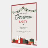 Elegant Modern Acrylic Sign for Festive Christmas Acrylschild (Winkel)