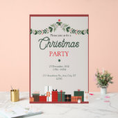 Elegant Modern Acrylic Sign for Festive Christmas Acrylschild (Hochzeit)