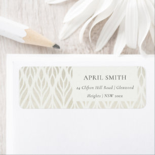 ELEGANT MODERN ART DECO WHITE SILVER FOIL WEDING