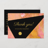 Elegant modern bedanken Sie sich für die Kundennot Dankeskarte (Vorne/Hinten)