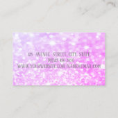 Elegant Modern Beruflich Bokeh Ombre Visitenkarte (Rückseite)