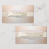 Elegant modern Beruflich , Pinselstriche Visitenkarte (Vorne/Hinten)