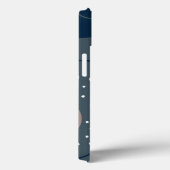 Elegant & modern blau & weiß Case-Mate iPhone hülle (Rückseite / Rechts)