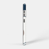 Elegant & modern blau & weiß samsung galaxy hülle (Rechte Seite)