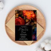 Elegant Modern Blumenstrauß Muttertag Einladung