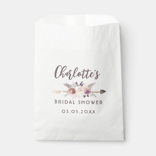 Elegant, modern, boho geschenktütchen (Vorderseite)