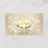 Elegant Modern Bokeh,Gold Diamonds Visitenkarte (Vorderseite)