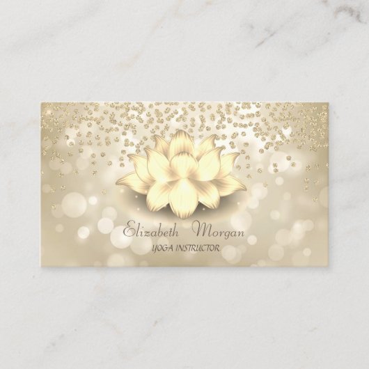 Elegant Modern Bokeh,Gold Diamonds Visitenkarte (Vorderseite)