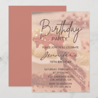 Elegant Modern Cake Sparkle 78.