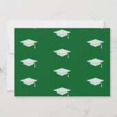 Elegant Modern Calligraphy Photo Graduation Party Einladung (Rückseite)