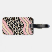 Elegant Modern Cheetah  Gepäckanhänger (Rückseite horizontal)