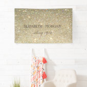 Elegant Modern Chic Glittery Bokeh, Banner (Insitu)
