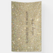 Elegant Modern Chic Glittery Bokeh, Banner (Vertikal)