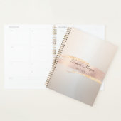 Elegant Modern,Chic Roségold-Pinselstrich Planer (Anzeige)