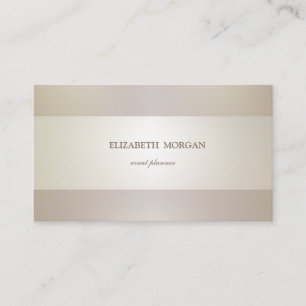 Elegant Modern Chic Sophisticated, Gestreift Visitenkarte