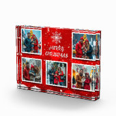 Elegant Modern Christmas Family Photo Design Fotoblock (Rechts)