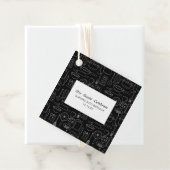 Elegant Modern Cooking Party Chef Birthday Party Geschenkanhänger (Beispiel)