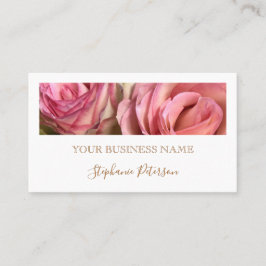 Elegant Modern Copper Custom Photo Professional  Visitenkarte